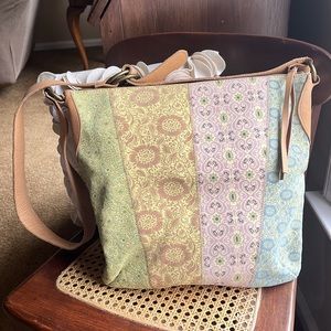 NWOT Rare Vintage Fossil leather bag